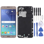 Schermo LCD in materiale TFT e digitalizzatore assemblaggio completo con cornice per Galaxy J7 (2015) / J700F, For Galaxy J7 (2015) (TFT Material), For Galaxy J7 (2015) with Frame,TFT