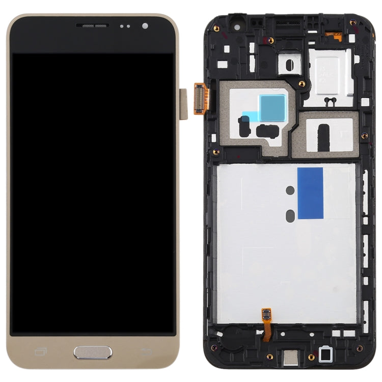 Schermo LCD in materiale TFT e digitalizzatore assemblaggio completo con cornice per Galaxy J3 (2016) / J320F, For Galaxy J3 (2016) (TFT Material), For Galaxy J3 (2016) with Frame,TFT