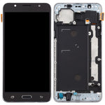 Schermo LCD TFT con touch screen e cornice per Samsung Galaxy J7 2016 J710F nero SPA1375BL B2088