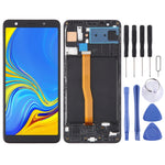 Schermo LCD TFT con touch e cornice per Samsung Galaxy A7 2018