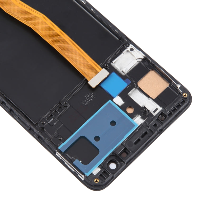 Schermo LCD TFT con touch e cornice per Samsung Galaxy A7 2018 - immagine 4
