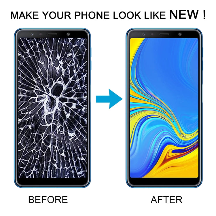 Schermo LCD TFT con touch e cornice per Samsung Galaxy A7 2018 - immagine 6