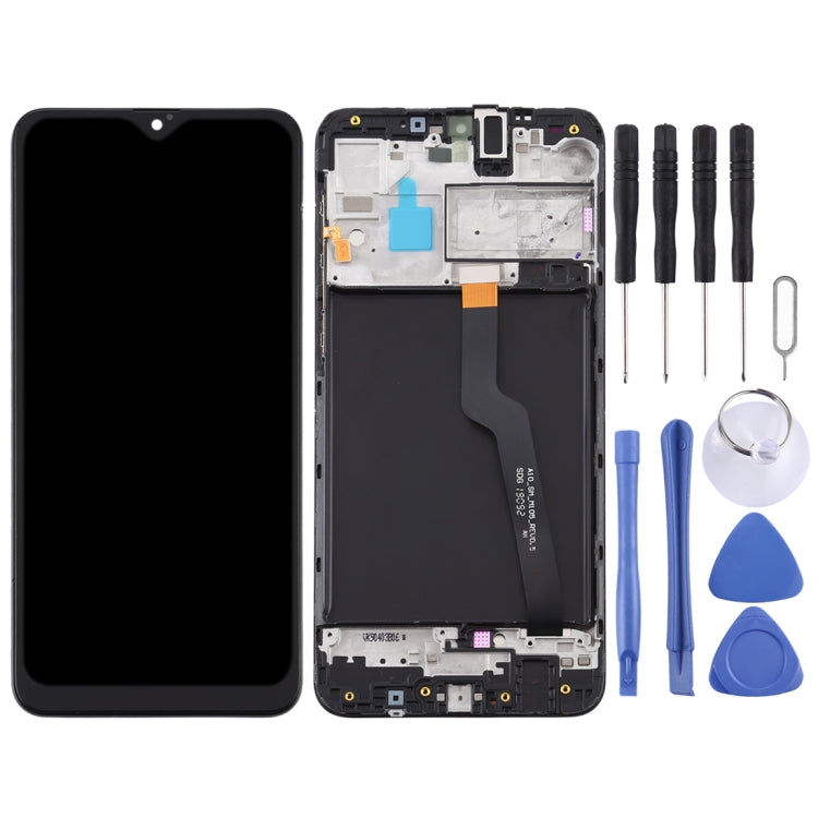 Schermo LCD con touch e cornice per Samsung Galaxy A10 SM-A105F - immagine 2