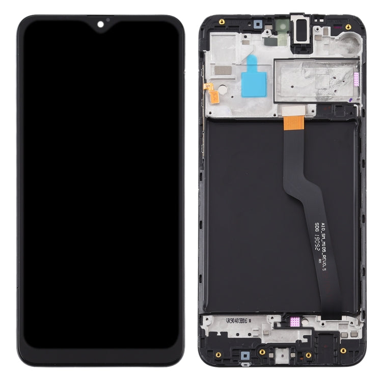 Schermo LCD con touch e cornice per Samsung Galaxy A10 SM-A105F - immagine 3