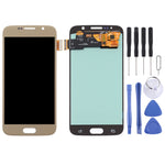 Schermo OLED con digitalizzatore per Samsung Galaxy S6, oro - immagine 2