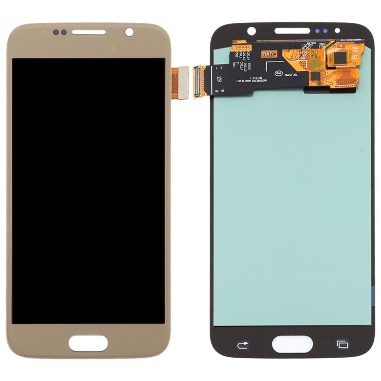 Schermo OLED con digitalizzatore per Samsung Galaxy S6, oro - immagine 3