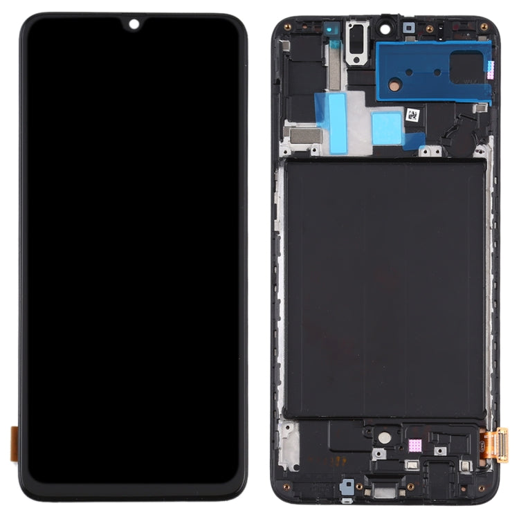 Display LCD TFT con touch e cornice per Samsung Galaxy A70 - immagine 3