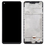Schermo LCD con touch e cornice per Samsung Galaxy A21s - immagine 3