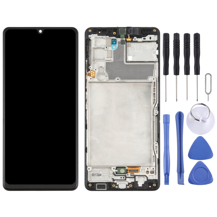 Schermo LCD originale con cornice per Samsung Galaxy A42 5G