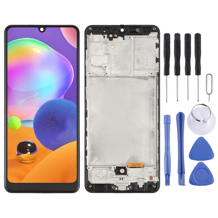 Schermo OLED completo con cornice per Samsung Galaxy A31
