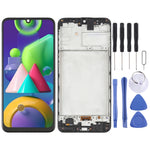 Schermo OLED completo con cornice per Samsung Galaxy M21 SM-M215