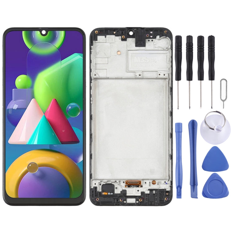 Schermo OLED completo con cornice per Samsung Galaxy M21 SM-M215