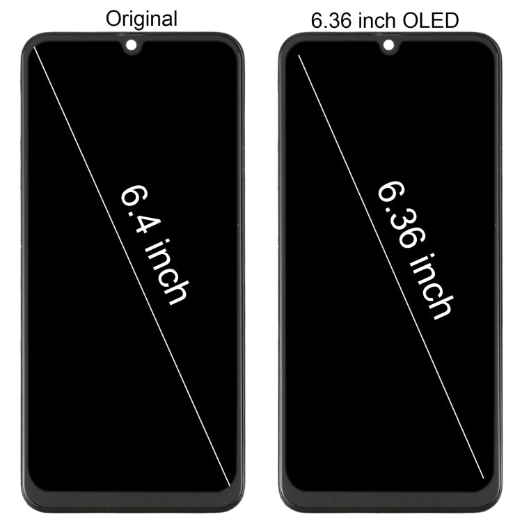 Schermo OLED completo con cornice per Samsung Galaxy M21 SM-M215