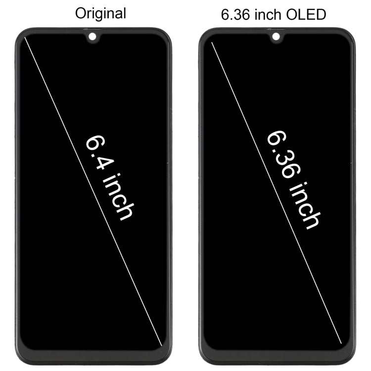Schermo OLED completo con cornice per Samsung Galaxy M31