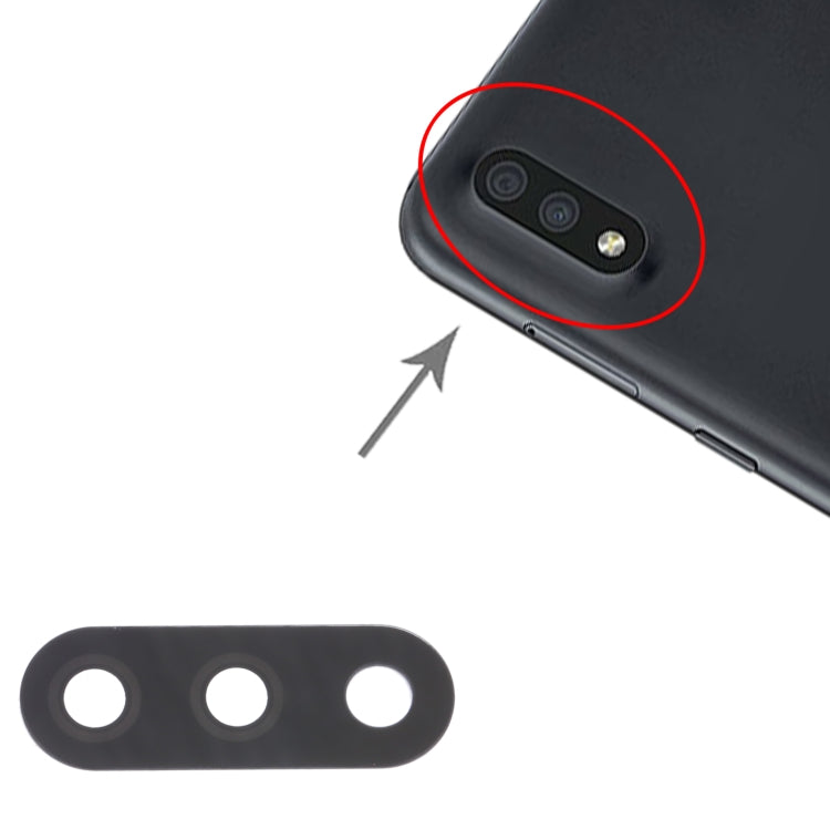 Obiettivo fotocamera posteriore per Samsung Galaxy M01