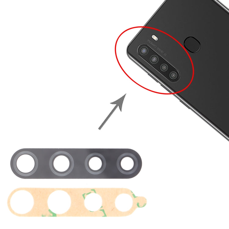 Obiettivo fotocamera posteriore per Samsung Galaxy A21