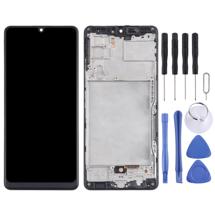 Schermo LCD TFT con cornice per Samsung Galaxy A42 5G