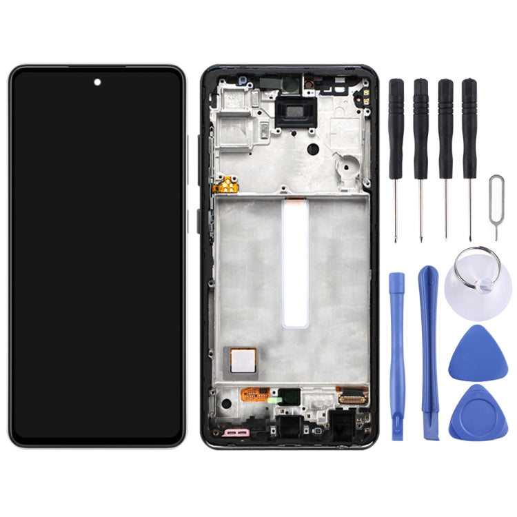 Schermo LCD e digitalizzatore con cornice per Samsung Galaxy A52