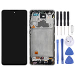 Schermo LCD completo con cornice per Samsung Galaxy A72 4G
