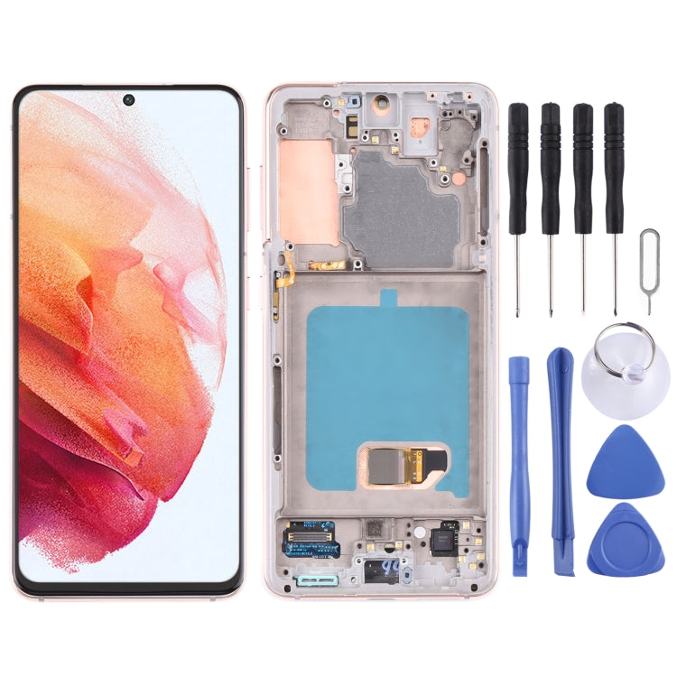 Schermo LCD originale con digitalizzatore per Samsung Galaxy S21