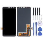 Schermo OLED completo con digitalizzatore per Samsung Galaxy A8 2