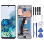 Schermo LCD originale con cornice per Samsung Galaxy S20 5G