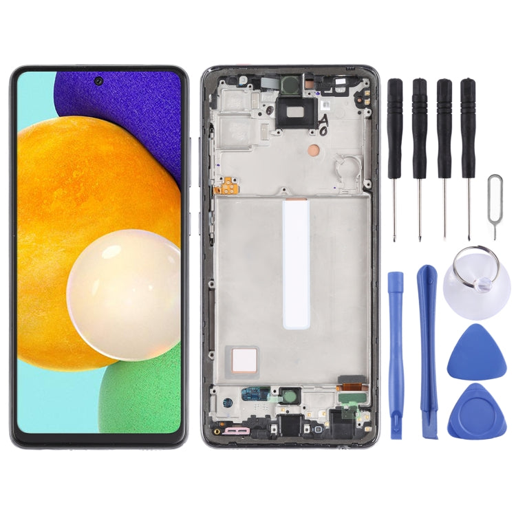 Schermo LCD e digitalizzatore con cornice per Samsung Galaxy A52