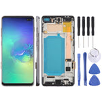 Schermo LCD TFT con cornice per Samsung Galaxy S10+ 6.38"