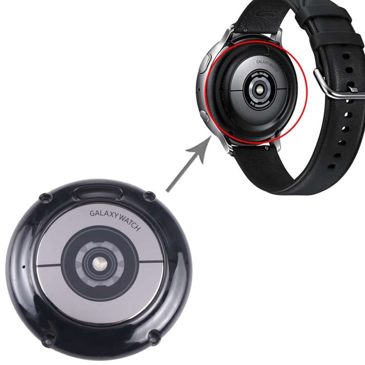 Cover posteriore originale con sensore cardiaco e ricarica wireless Samsung Galaxy Watch Active2 40mm SM-R830 – Nero SPA3757B B8071
