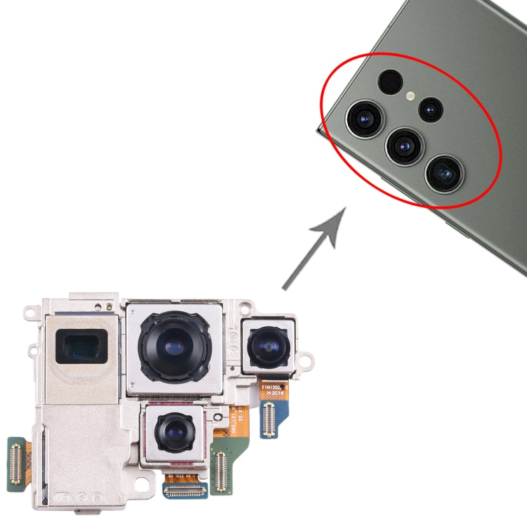 Set fotocamere di ricambio per Samsung Galaxy S23 Ultra - immagine 5