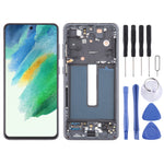 Schermo LCD originale Samsung Galaxy S21 FE 5G con telaio
