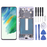 Schermo LCD originale Samsung Galaxy S21 FE 5G con telaio