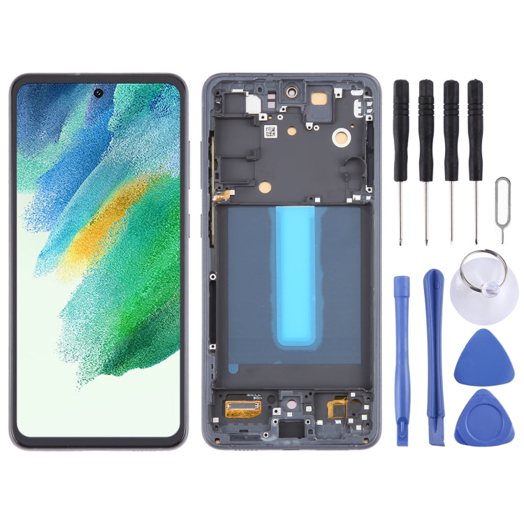 Schermo OLED completo con cornice per Samsung Galaxy S21 FE 5G