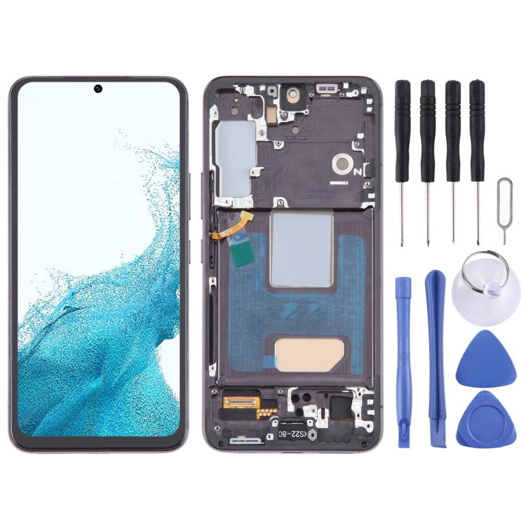Schermo LCD completo con cornice per Samsung Galaxy S22 5G SM-S90