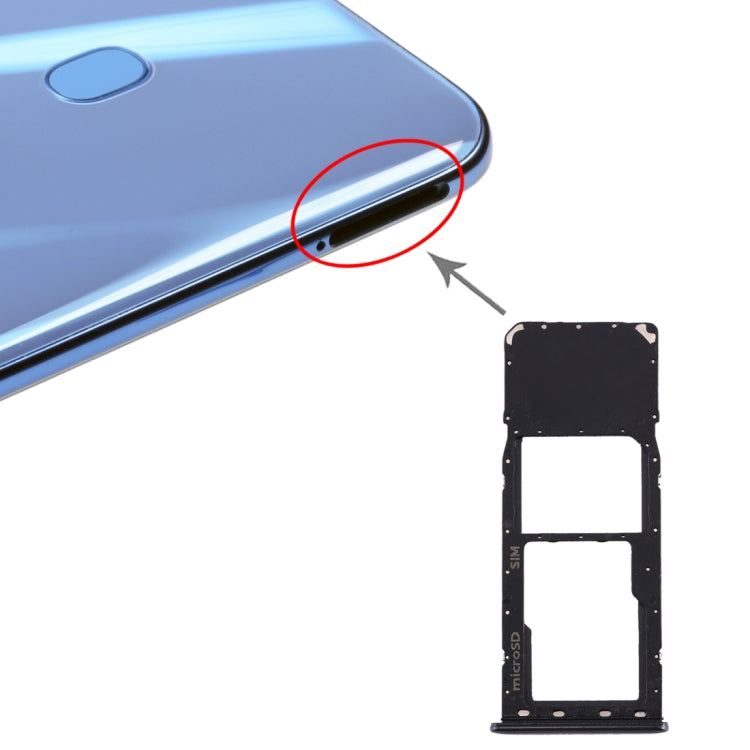 Vassoio scheda SIM e Micro SD per Samsung Galaxy A20