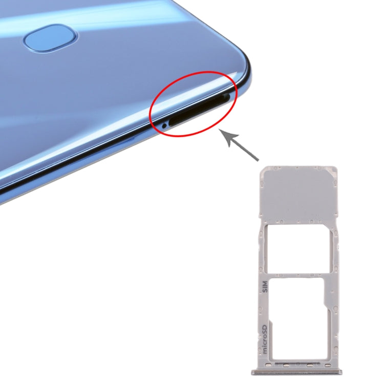 Vassoio scheda SIM e Micro SD per Samsung Galaxy A20