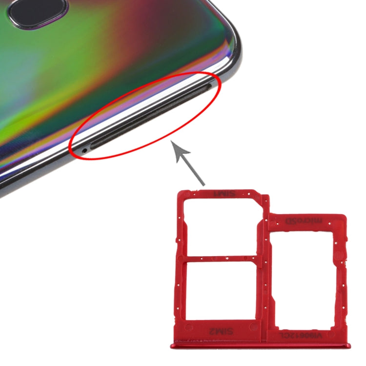Vassoio scheda SIM e micro SD per Samsung Galaxy A40