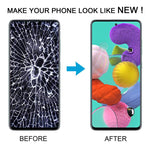 Schermo LCD con touch e cornice per Samsung Galaxy A51 4G - immagine 6