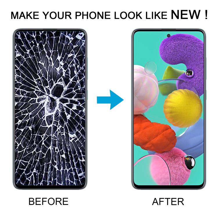 Schermo LCD con touch e cornice per Samsung Galaxy A51 4G - immagine 6