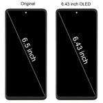Schermo LCD con touch e cornice per Samsung Galaxy A51 4G - immagine 7