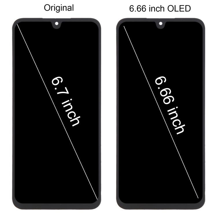 Schermo LCD con touch e cornice per Samsung Galaxy A16 4G - immagine 7