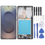 Schermo OLED LCD con cornice per Samsung Galaxy S25 Ultra