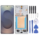 Schermo OLED LCD con cornice per Samsung Galaxy S25 Ultra