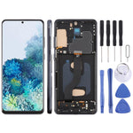 Schermo TFT LCD con cornice per Samsung Galaxy S20+ 6,58"