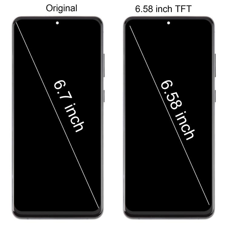 Schermo TFT LCD con cornice per Samsung Galaxy S20+ 6,58"
