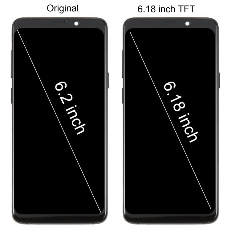 Schermo TFT LCD completo con cornice per Samsung Galaxy S9+