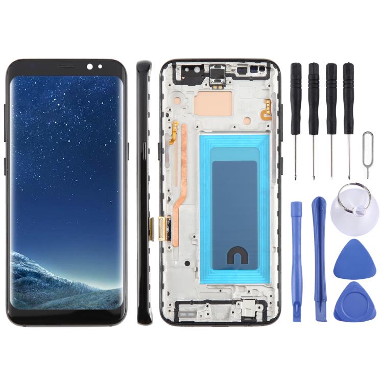 Schermo LCD 5,7" con digitalizzatore per Samsung Galaxy S8 SM-G95