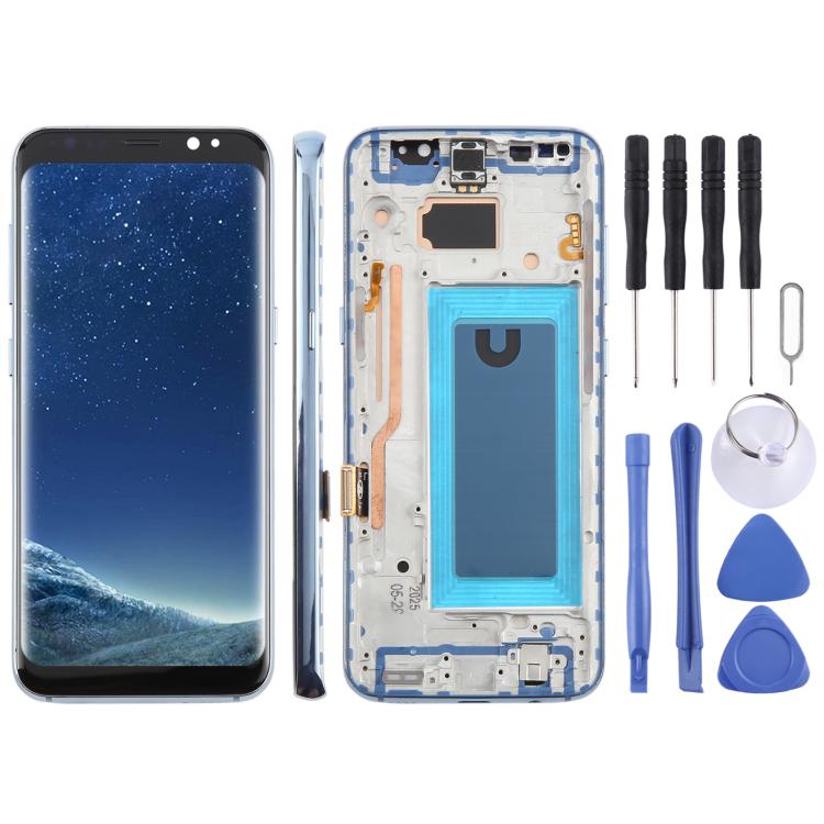 Schermo LCD 5,7" con digitalizzatore per Samsung Galaxy S8 SM-G95