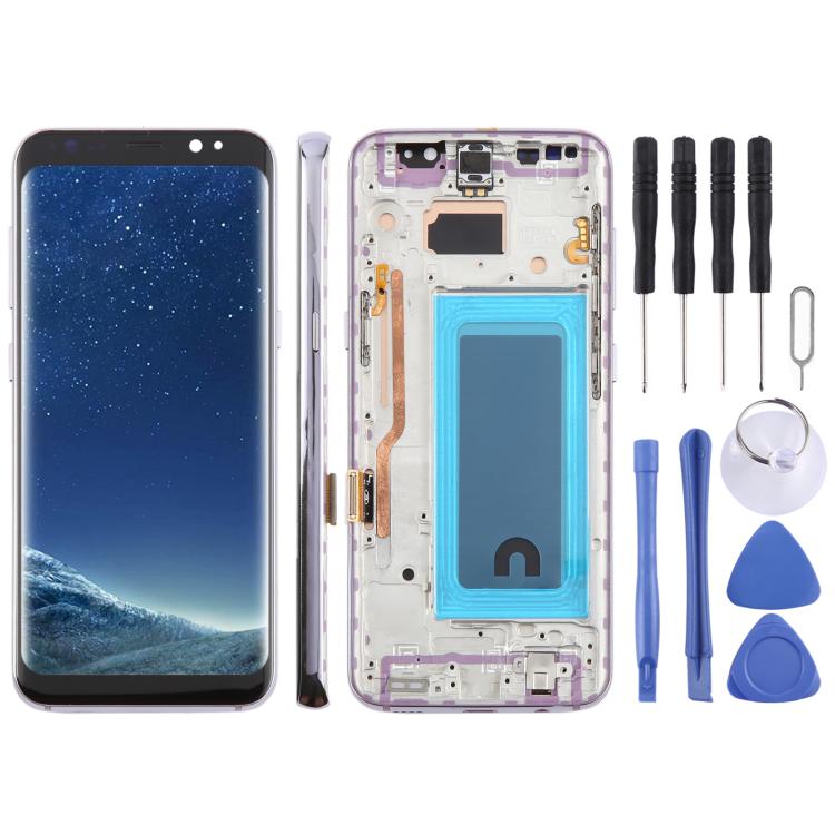 Schermo LCD 5,7" con digitalizzatore per Samsung Galaxy S8 SM-G95