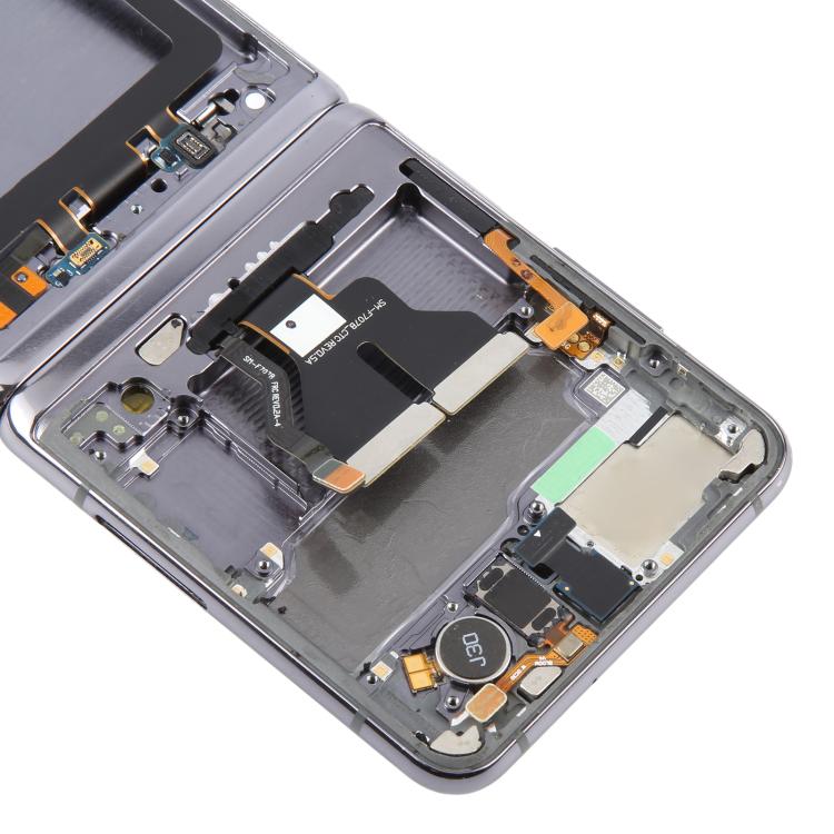 Display LCD con touchscreen e cornice per Samsung Galaxy Z Flip 5G SM-F707 - immagine 2